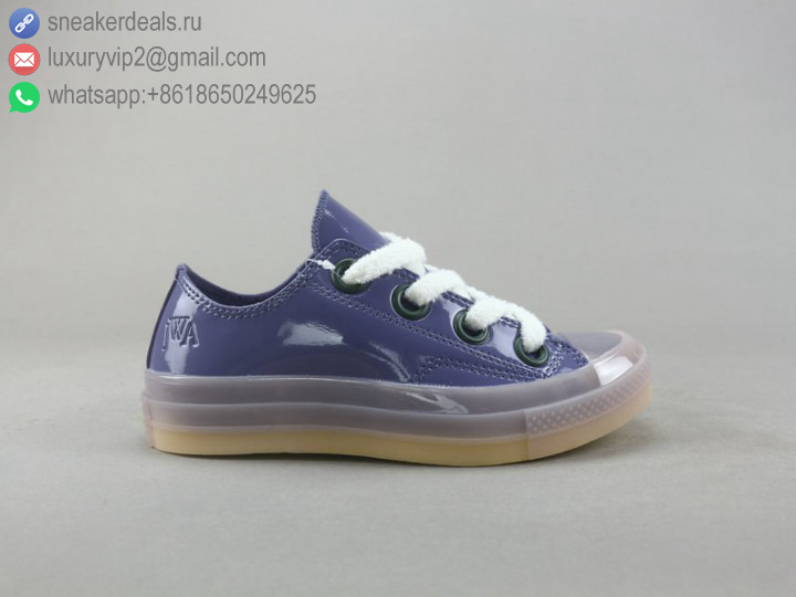 CONVERSE ALL STAR CANDY BLUE PATENT UNISEX LEATHER SKATE SHOES